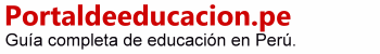 Portal de educación: Guía de escuelas en Perú